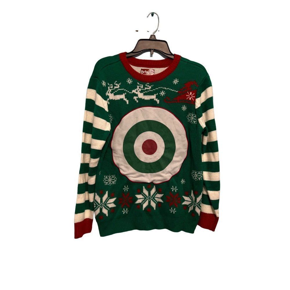 UGLY/FUNNY CHRISTMAS drinking SWEATER size medium‎